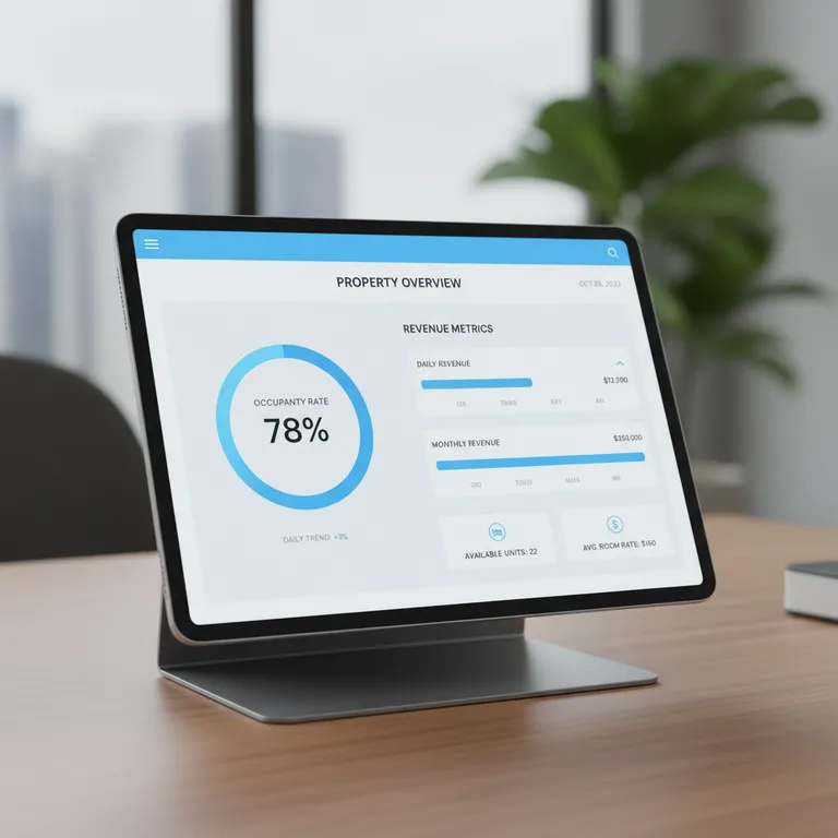 管理システムのダッシュボード